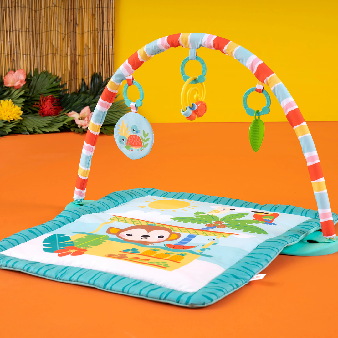 Bright Starts covor de joaca cu bara de jucarii Tiki Toy Bar 0m+