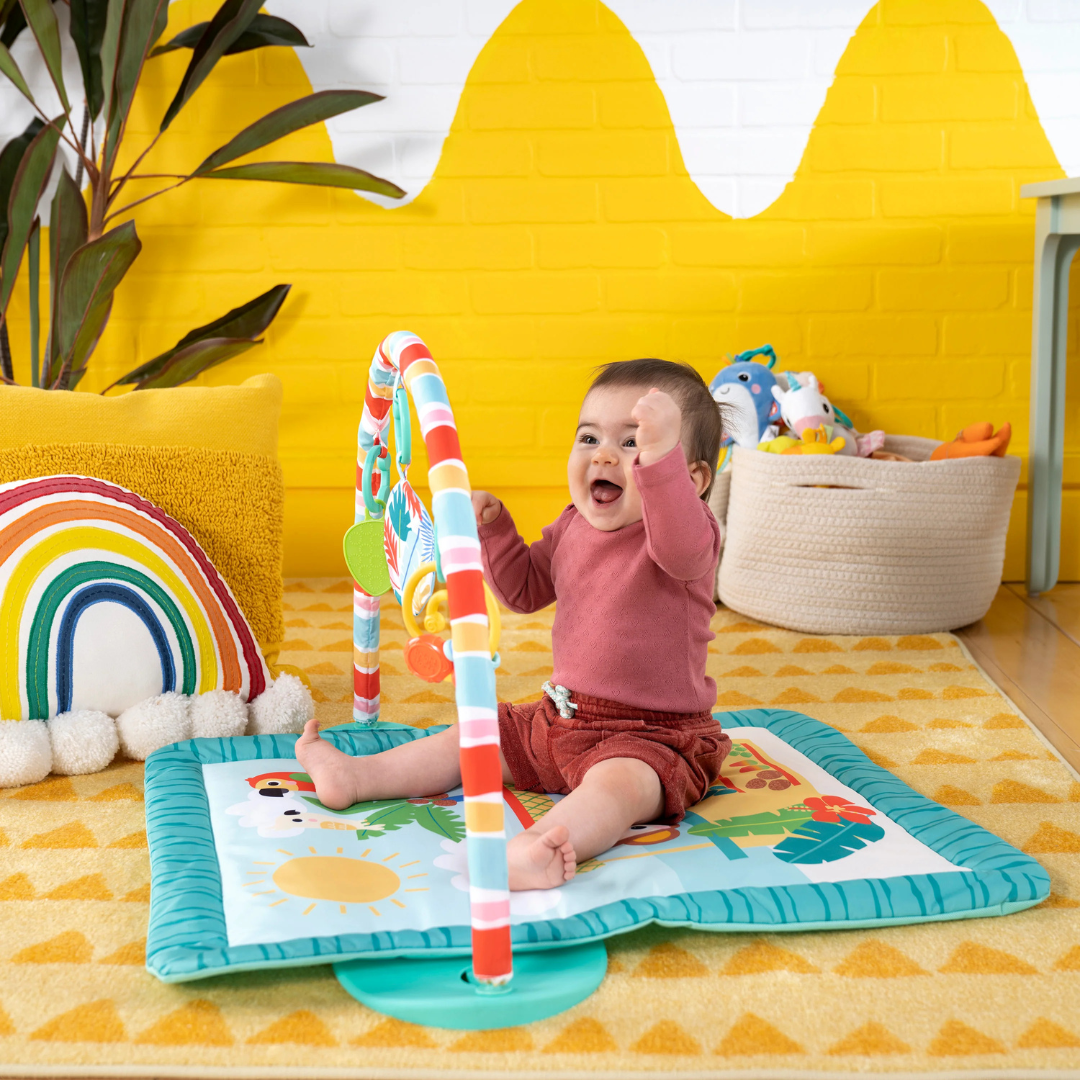 Bright Starts covor de joaca cu bara de jucarii Tiki Toy Bar 0m+