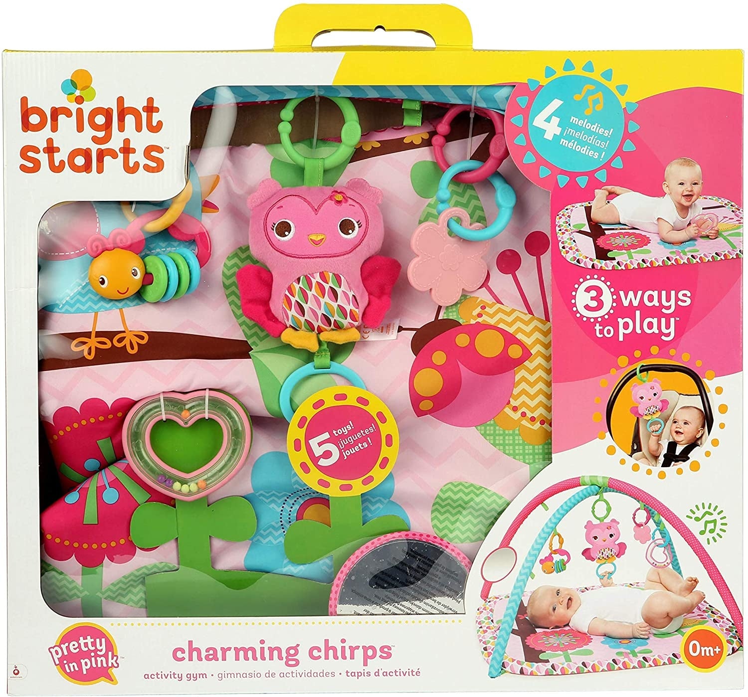 Bright Starts covor de joaca Charming Chirps Activity Gym 0m+