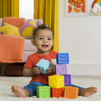 Bright Starts jucarie cuburi multicolore 3m+