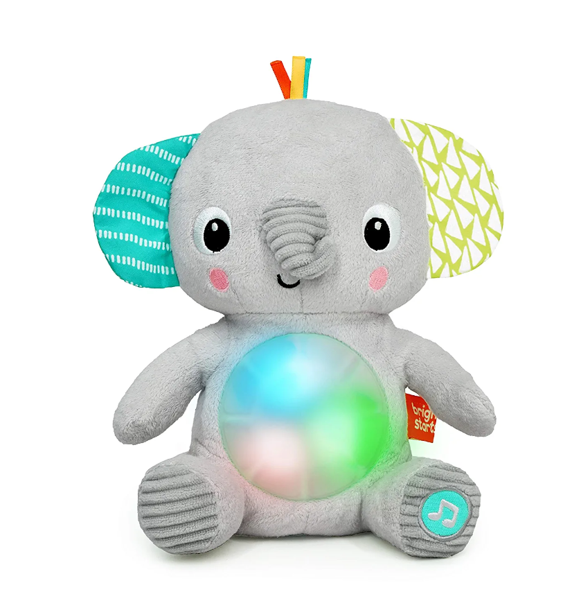 Bright Starts jucarie interactiva Hug a Bye Baby Elephant 0m+ Imagine principală a produsului