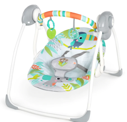 Bright Starts leagan portabil Playful Paradise 0-9 kg Imagine principală a produsului