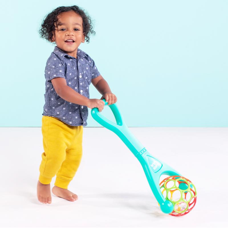 Bright Starts jucarie Oball Roller 2in1 pentru 6m+ Menta