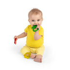 Bright Starts set 3 jucarii de dentitie texturate Juicy Chews - Pepene, Ananas, Banana 3m+