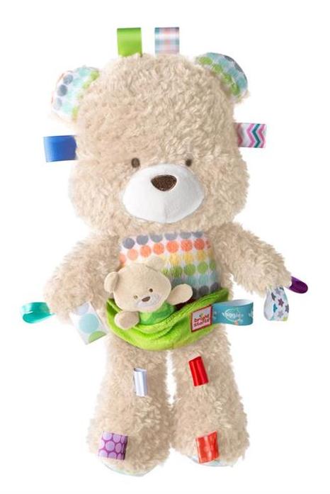 Bright Starts Jucarie de plus Ursuletul cu puiut Snuggles Bear 01