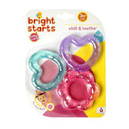 Bright Starts 8673 Set jucarii pentru dentitie Chill & Teethe Pink 01