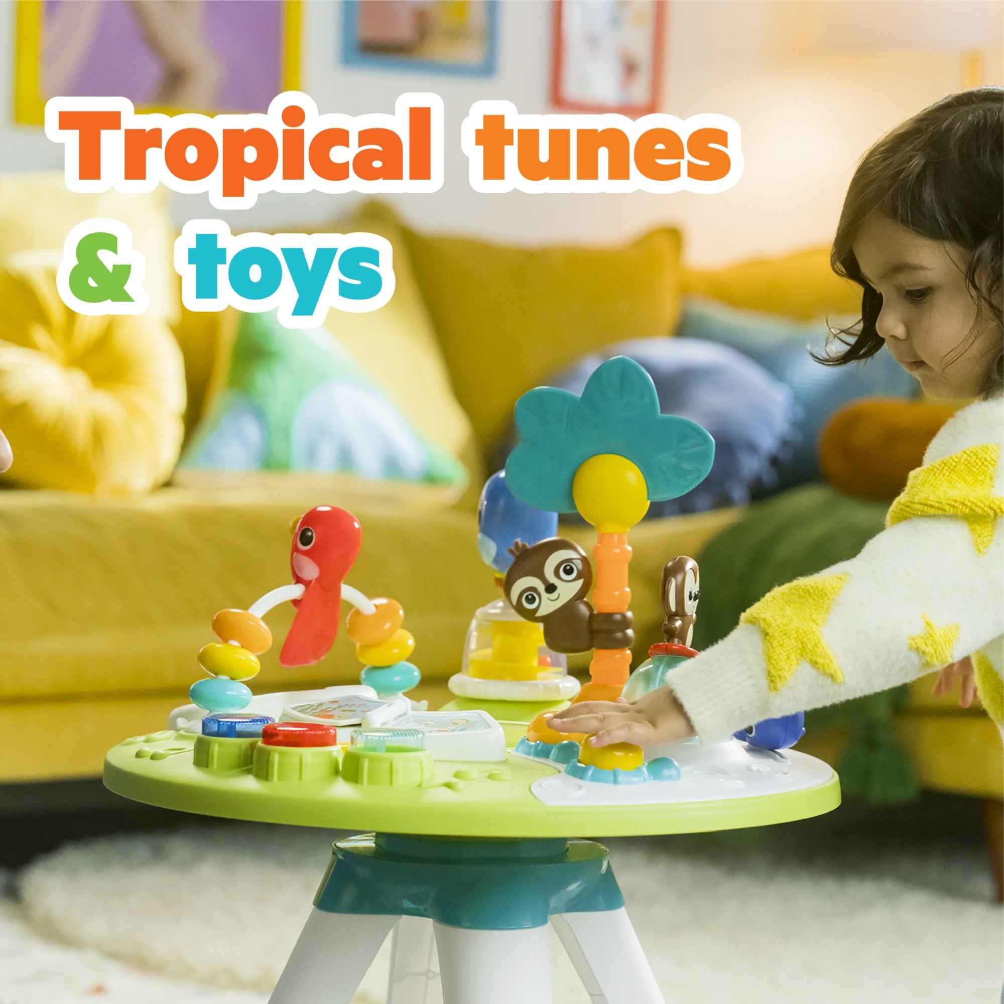 Bright Starts centru de activitati 2in1 Tropic Cool 6m+ 11638 13