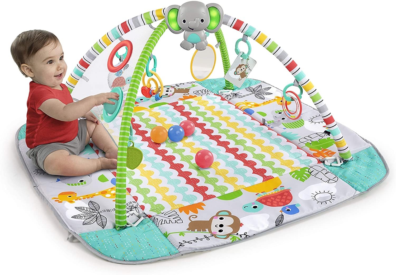 Bright Starts covor de joaca 5in1 Gym & Ball Pit0 4