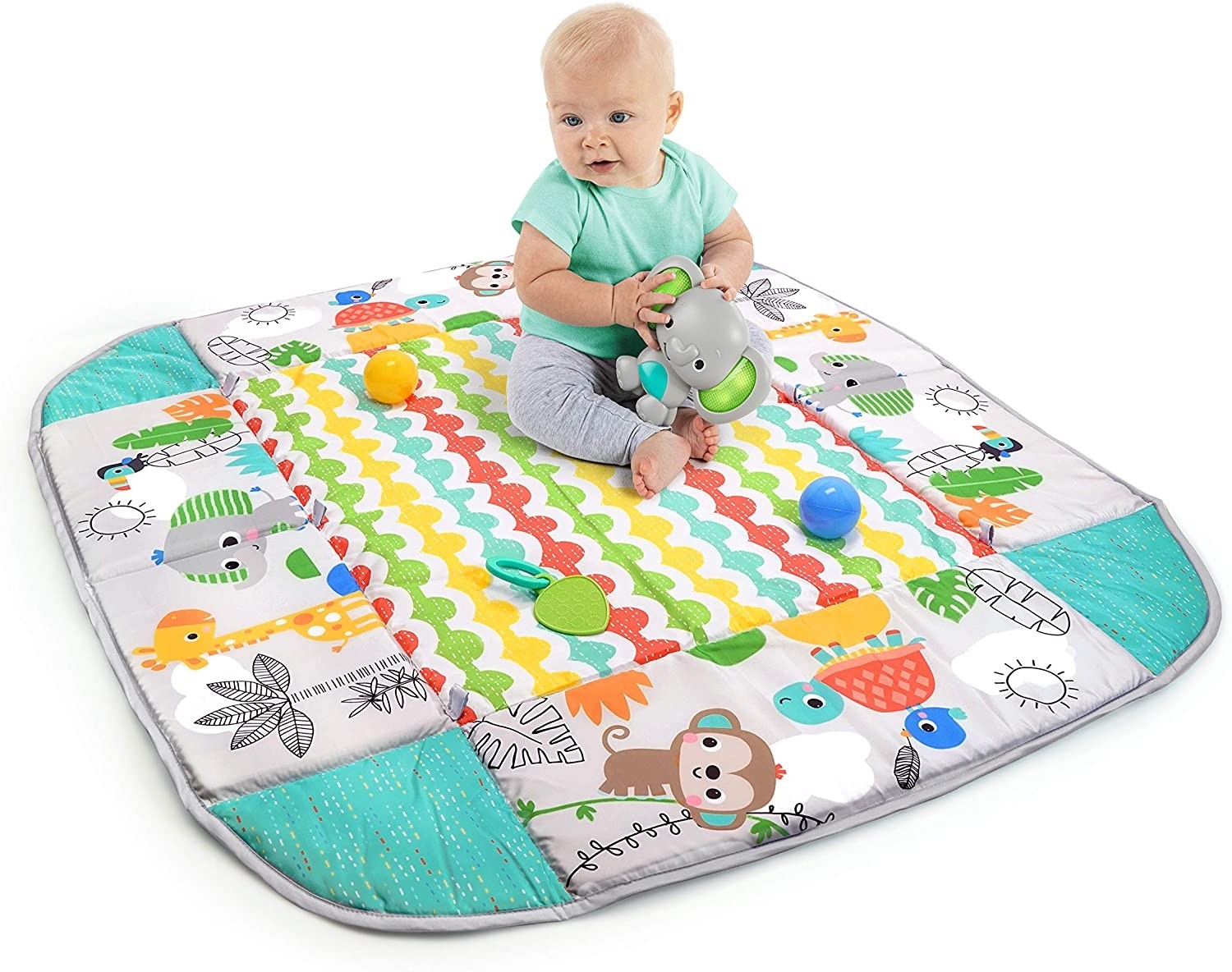 Bright Starts covor de joaca 5in1 Gym & Ball Pit0 3