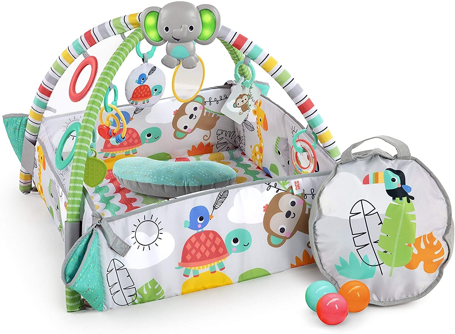 Bright Starts covor de joaca 5in1 Gym & Ball Pit 01