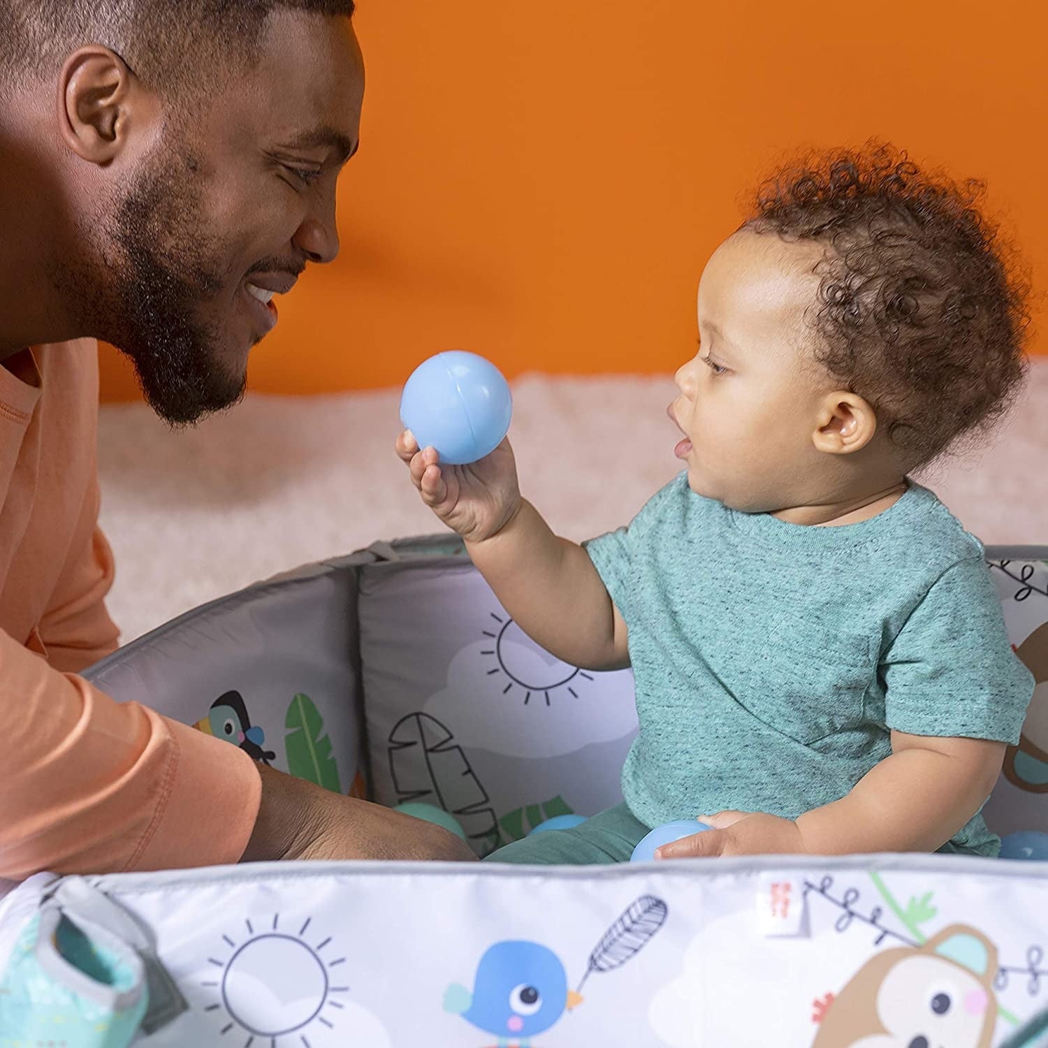 Bright Starts covor de joaca 5in1 Gym & Ball Pit 13
