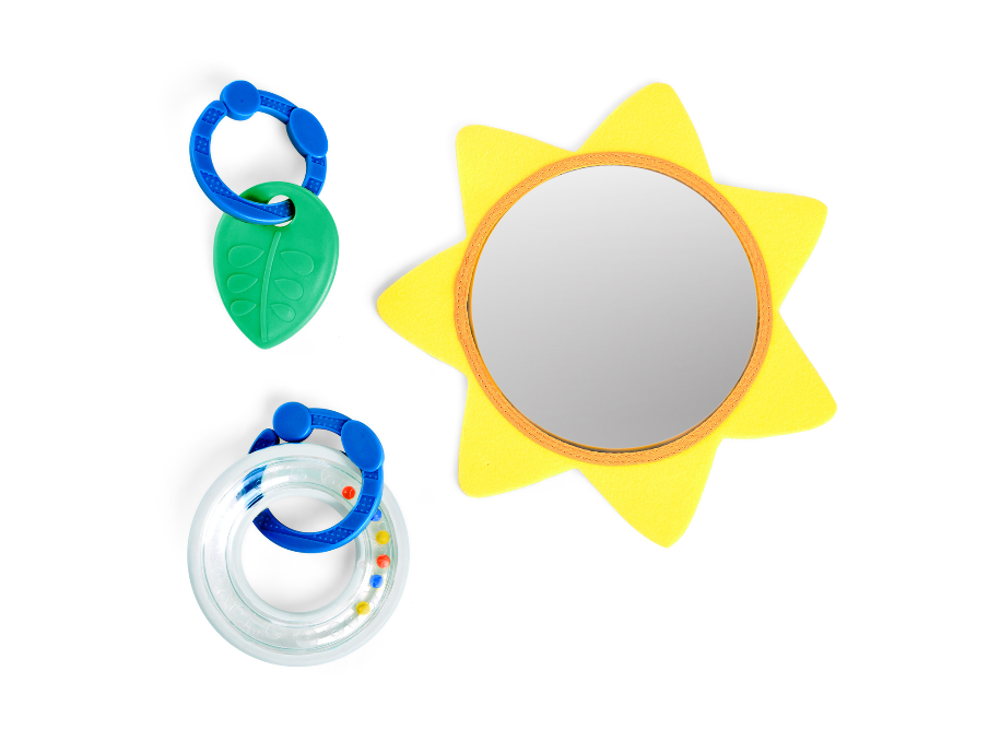 Bright Starts covor de joaca salteluta Plush Busy Mat 0m+ 04