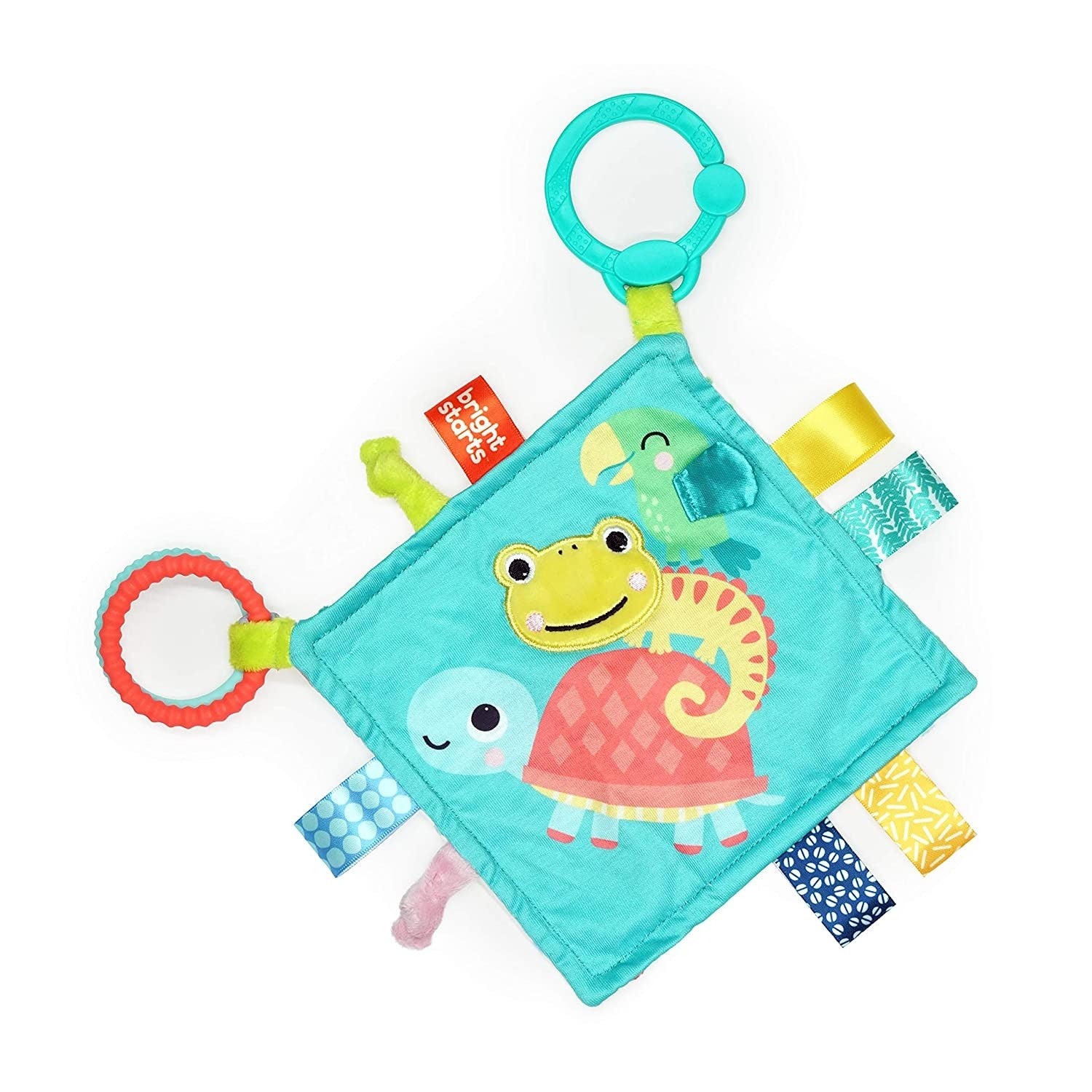 Bright Starts jucarie mini paturica cu animalute vesele 0m+ 01