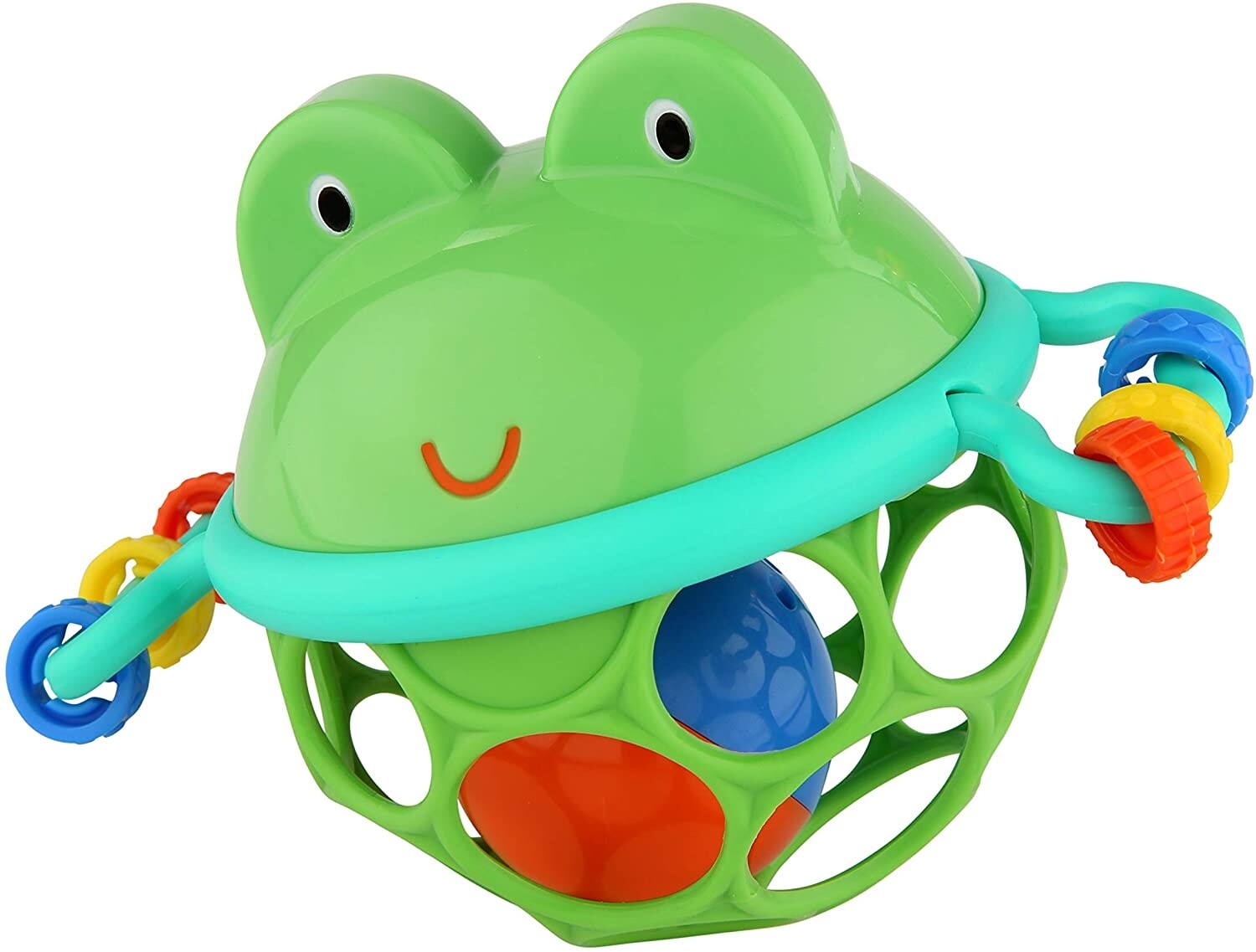 Bright Starts jucarie zornaitoare Oball 0m+, Broscuta vesela 01