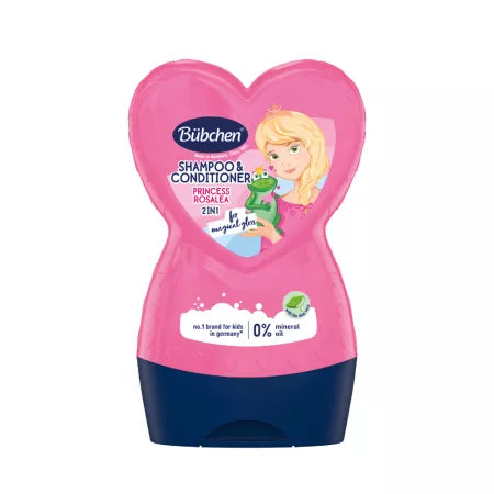 Bübchen sampon si balsam de par 2in1 Printesa Rosalea 3 ani+ 230 ml