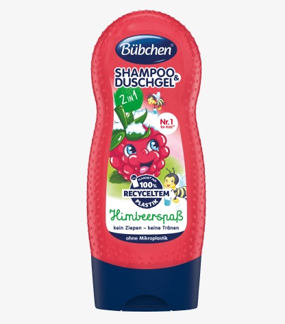 Bubchen Sampon si gel de dus copii 2in1 cu zmeura 230 ml