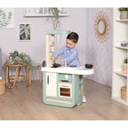 Smoby bucatarie Cherry Kitchen cu 25 accesorii 3 ani+