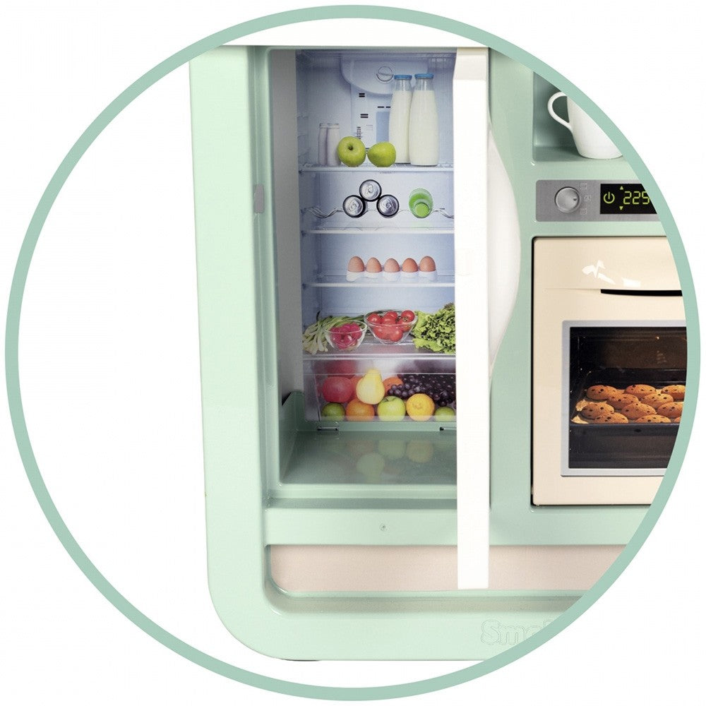 Smoby bucatarie Cherry Kitchen cu 25 accesorii 3 ani+
