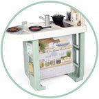 Smoby bucatarie Cherry Kitchen cu 25 accesorii 3 ani+