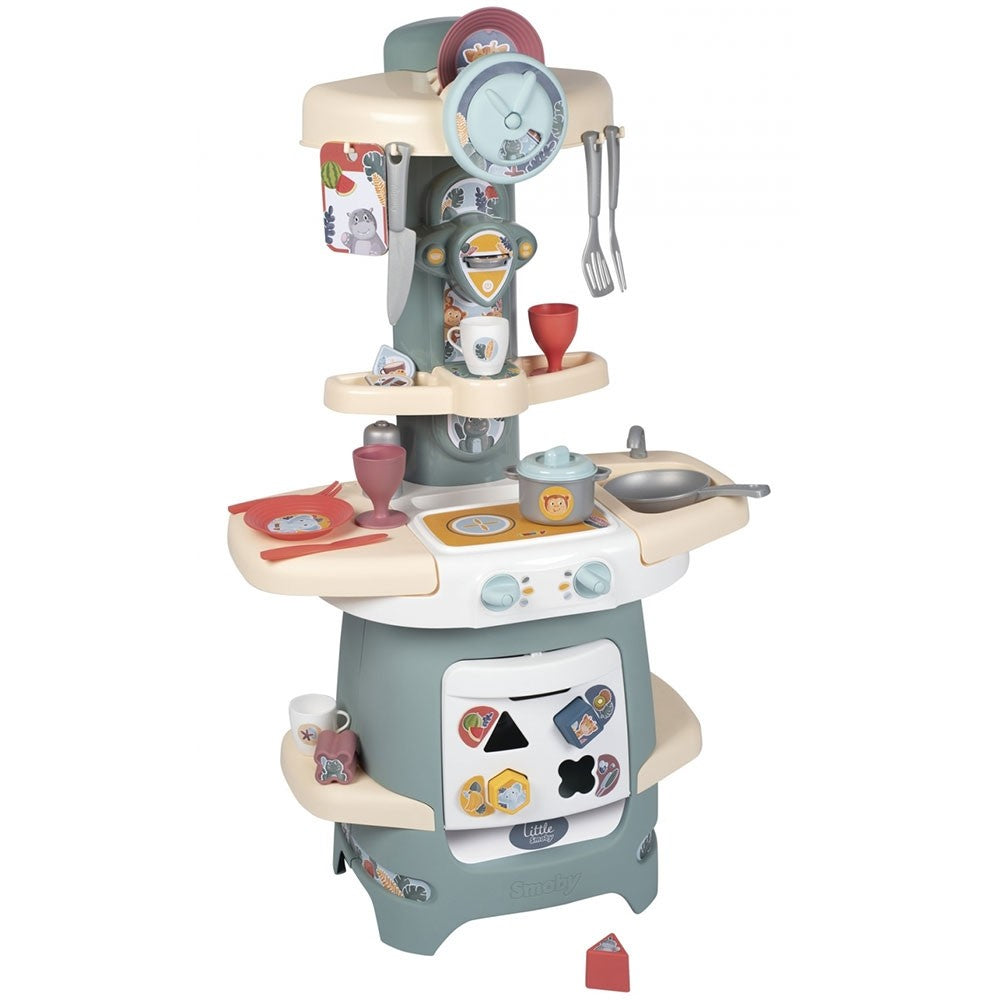 Smoby jucarie bucatarie Cooky Kitchen cu accesorii 3 ani+ Albastru