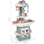 Smoby jucarie bucatarie Cooky Kitchen cu accesorii 3 ani+ Albastru
