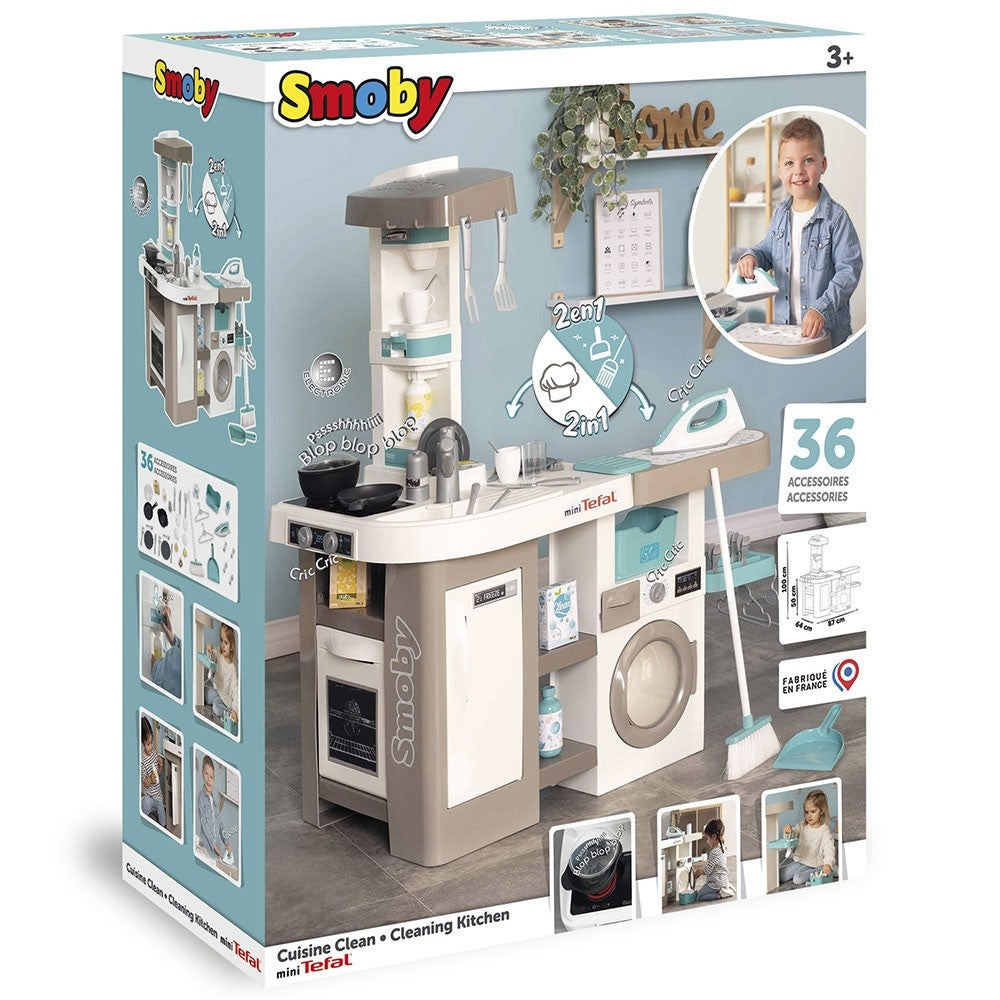 Smoby Bucatarie Tefal Cleaning 3 ani+