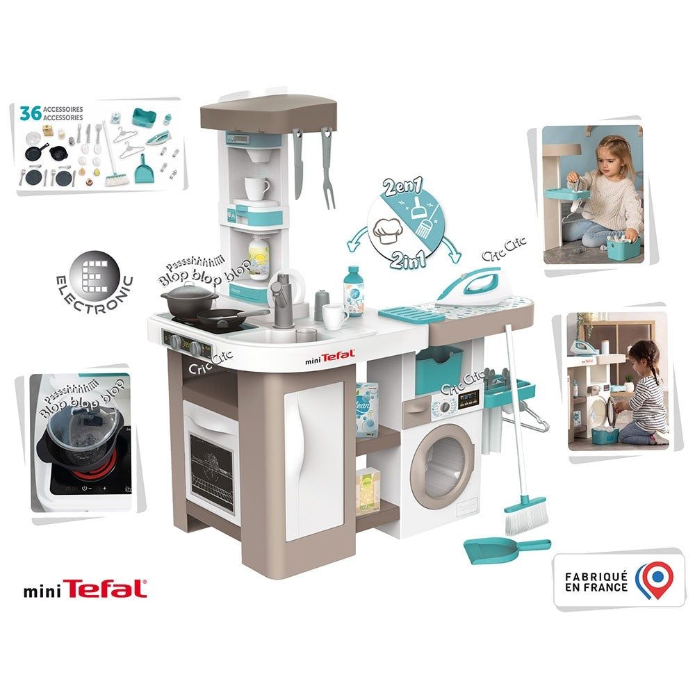 Smoby Bucatarie Tefal Cleaning 3 ani+