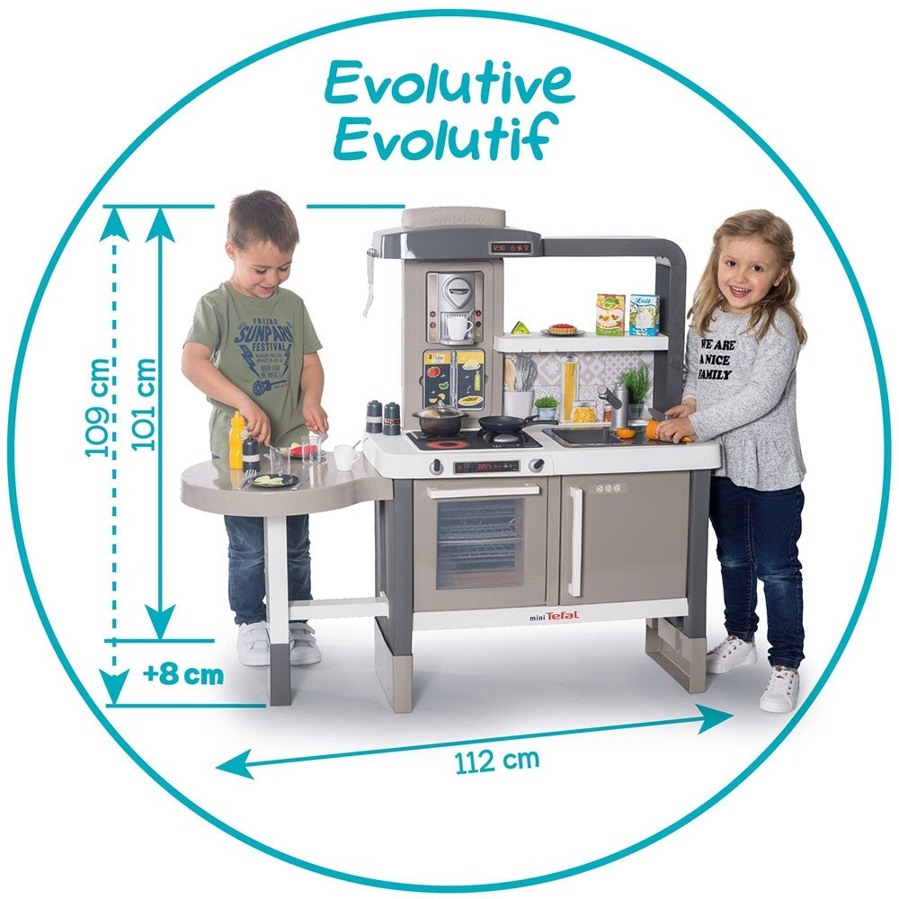 Smoby Bucatarie Tefal Evolutive 3 ani+ Gri