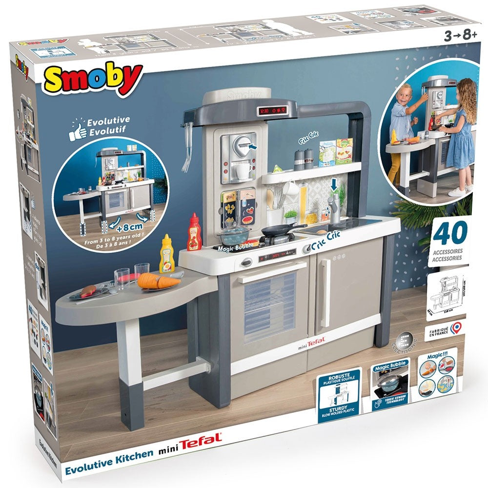 Smoby Bucatarie Tefal Evolutive 3 ani+ Gri