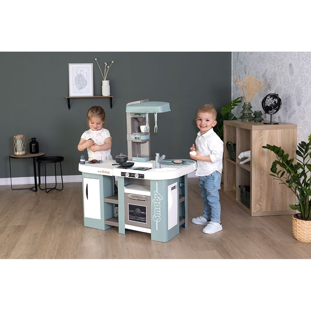 Smoby bucatarie Tefal Studio XL Bubble albastru cu accesorii 3 ani+