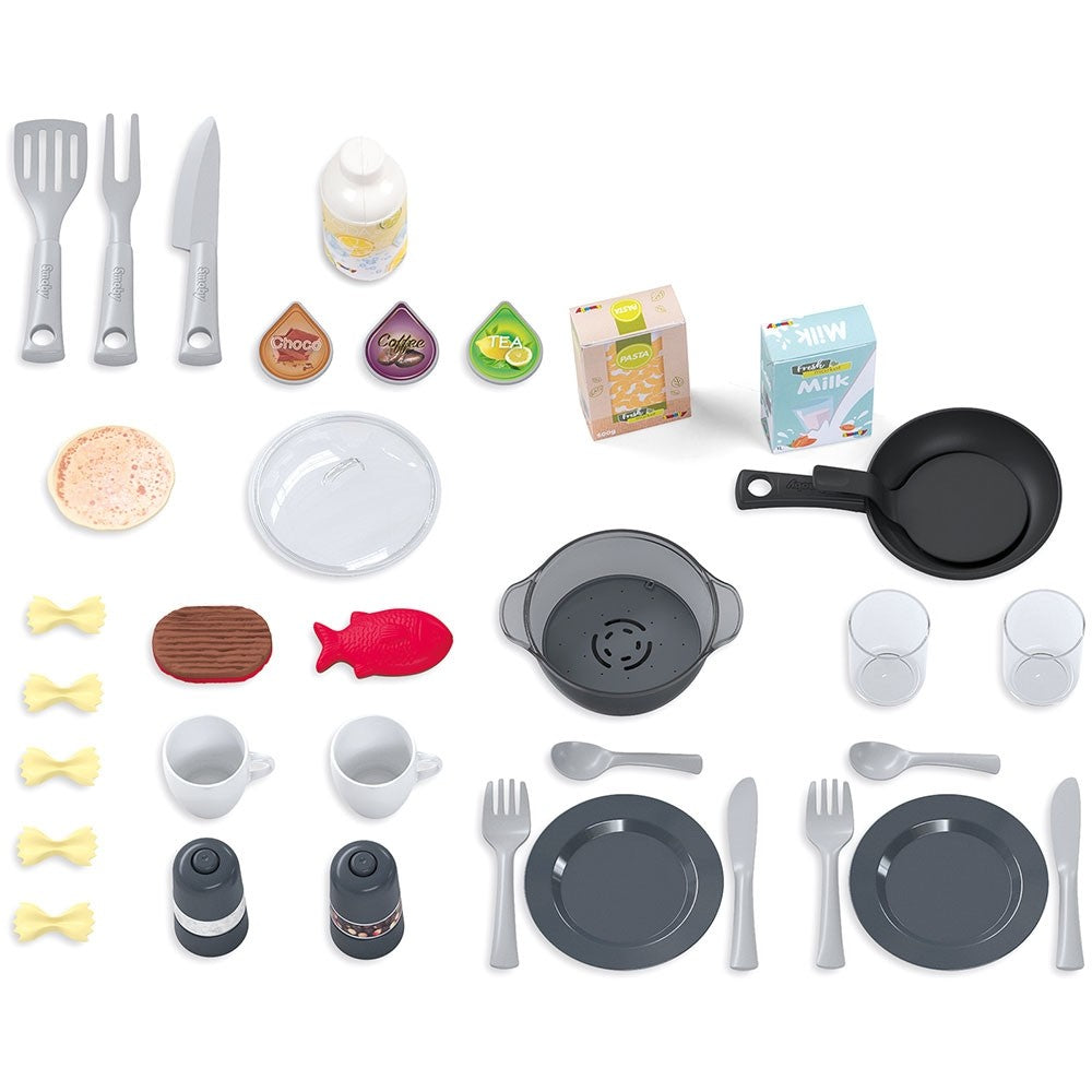 Smoby bucatarie Tefal Studio XL Bubble albastru cu accesorii 3 ani+