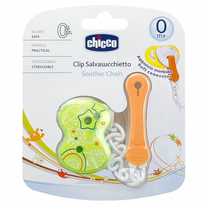 Chicco Lantisor Suzeta  0m+ 1 buc/set Mixed