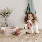 Smoby Cadita pentru papusa Baby Nurse Baleno Bath 3 ani+