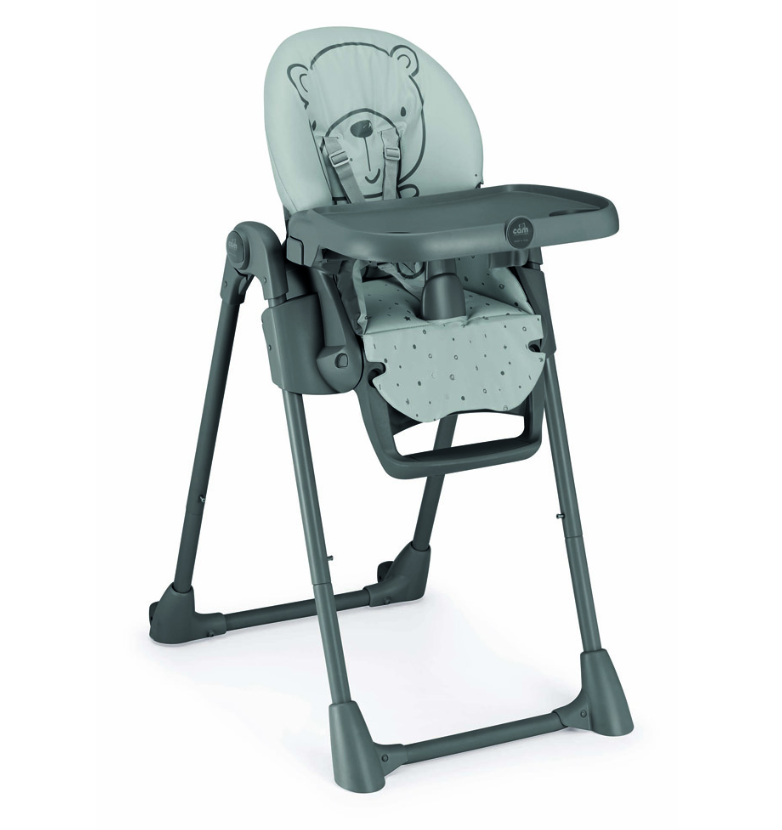 Cam scaun de masa bebelusi Pappananna 0m+, Gri cu ursulet Imagine principală a produsului