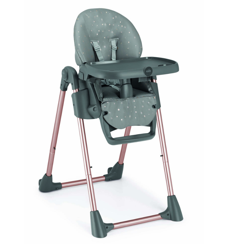 Cam scaun de masa bebelusi Pappananna 0m+, Gri vernil Imagine principală a produsului