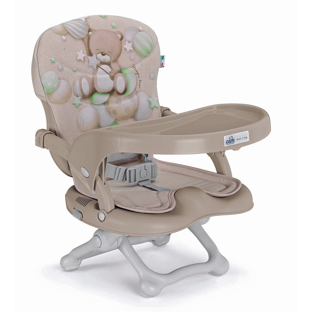 Cam Smarty Pop scaun de masa 6m+ Bej maroniu cu ursulet