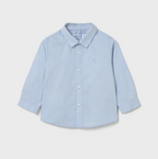 Mayoral camasa baieti basic 6-48 luni Sky blue stripes