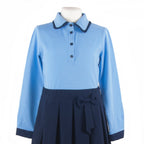 Camasa fete Iulia Blue-Dark Blue 01