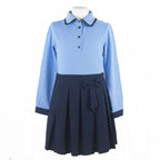 Camasa fete Iulia Blue-Dark Blue 02