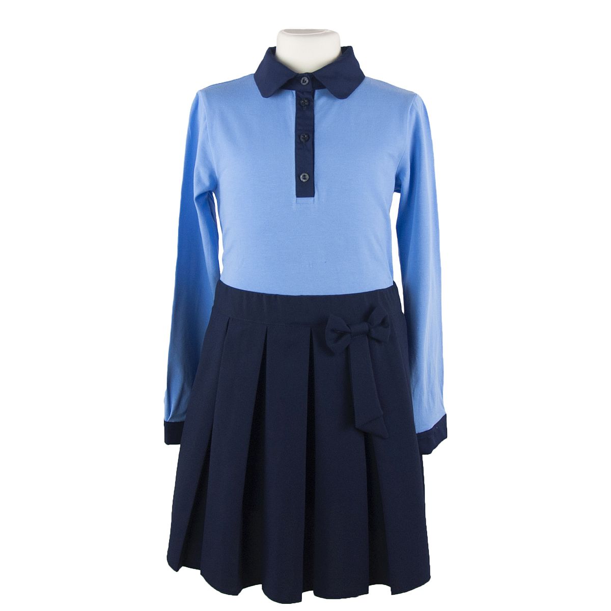 Camasa fete Romina blue 02