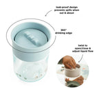 Done by Deer cana de antrenament 360° 260 ml 9m+ Tiny Farm Blue