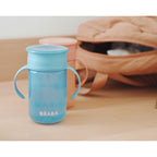 Beaba cana de invatare 340 ml 12m+ Blue