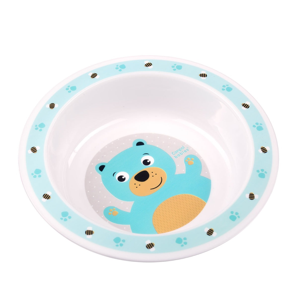 Canpol Babies bol melaminat 4m+ Ursulet Turquise