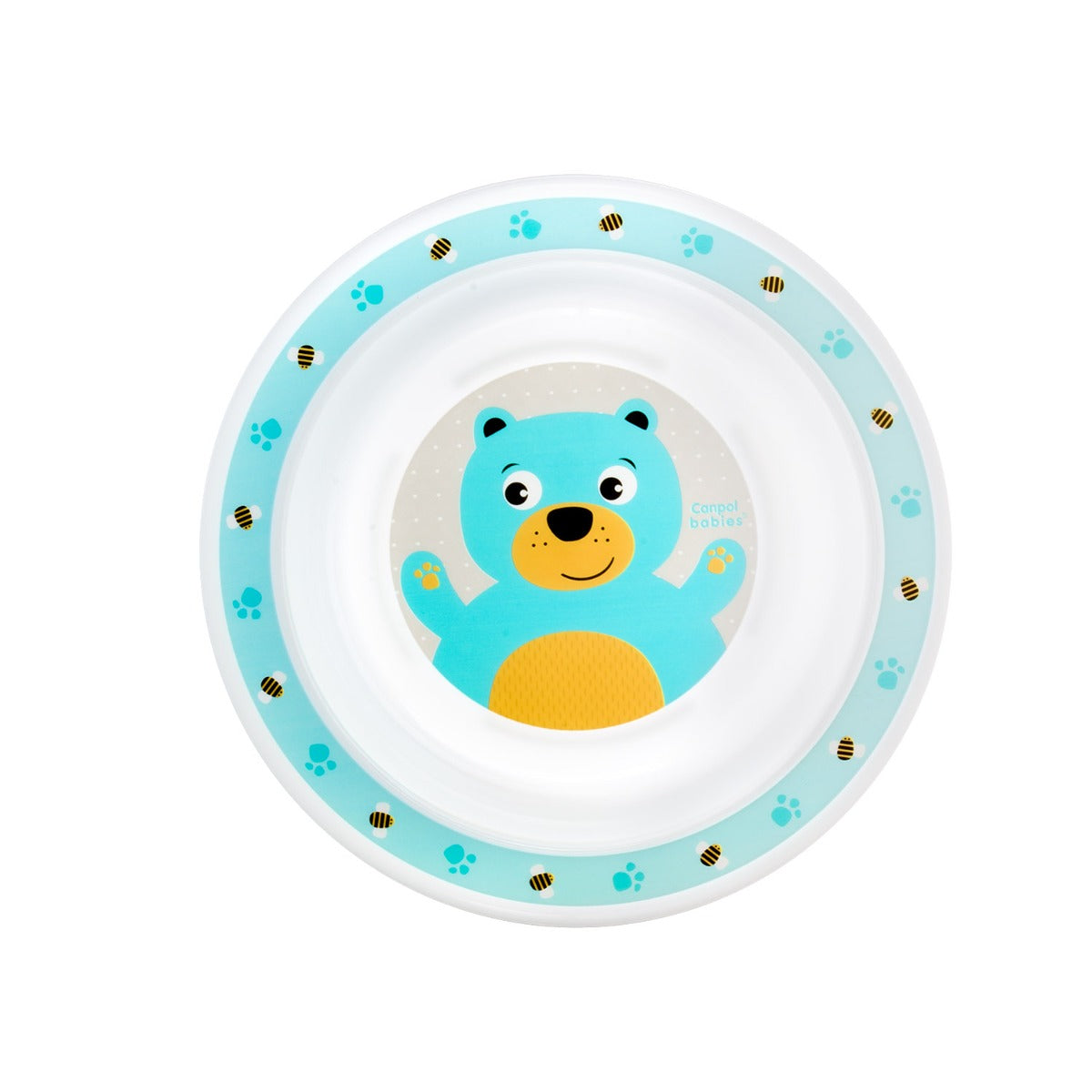 Canpol Babies bol melaminat 4m+ Ursulet Turquise