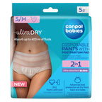 Canpol Babies chiloti postpartum 2in1 de unica folosinta cu insertie S/M 5 buc