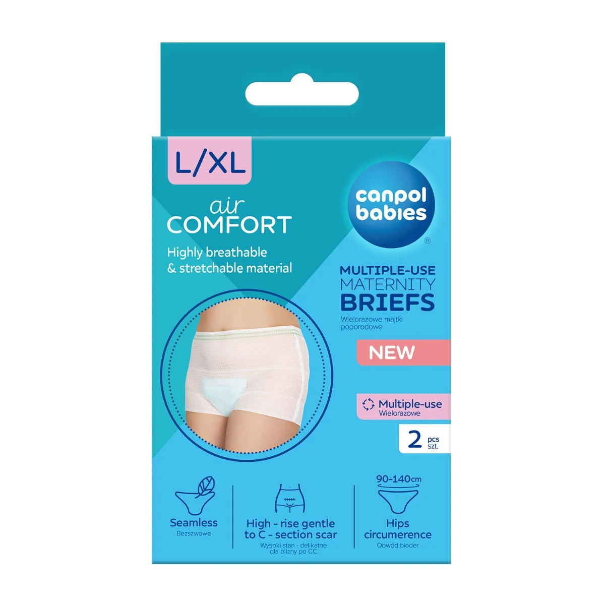 Canpol Babies chiloti postpartum reutilizabili Air Comfort L/XL 2 buc