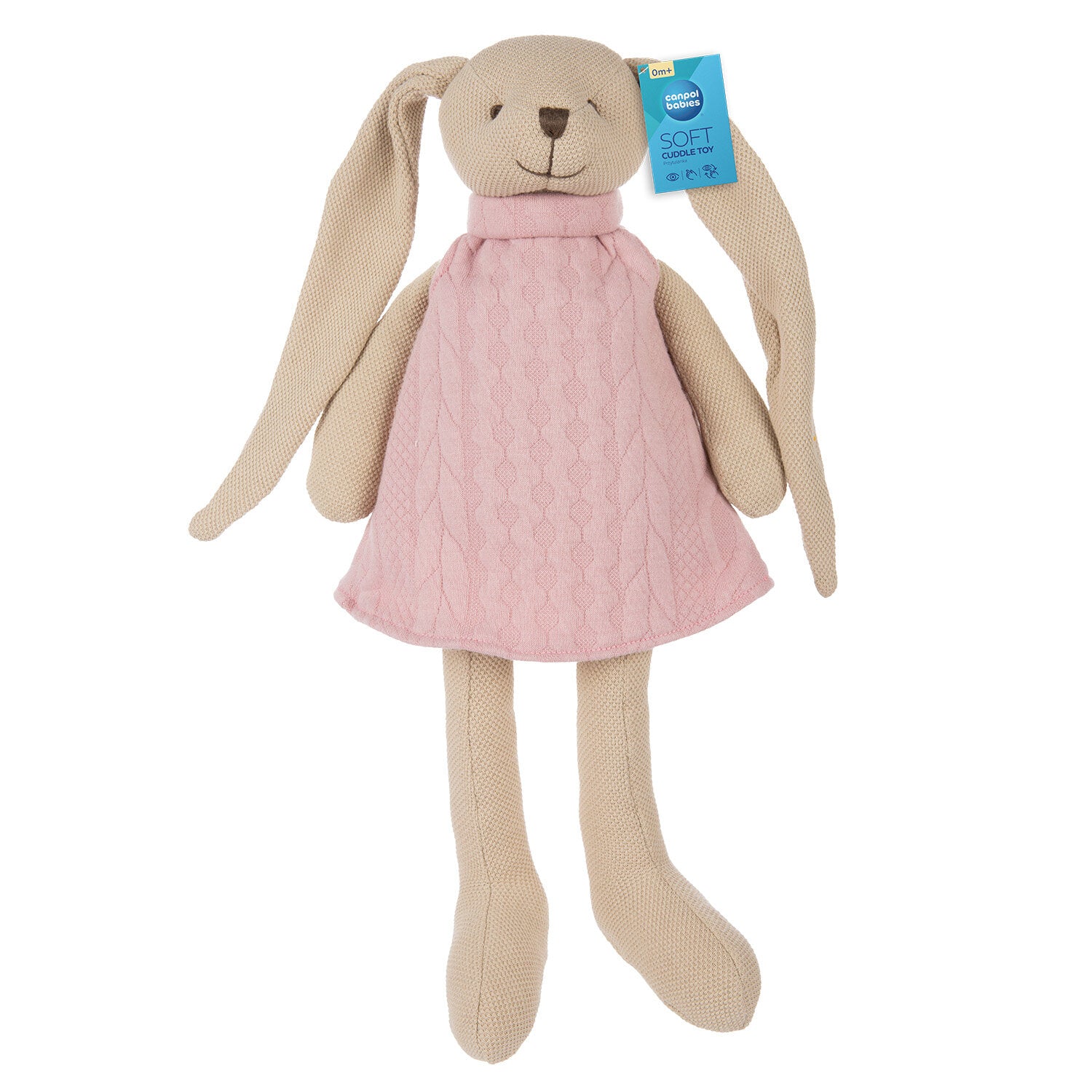 Canpol Babies jucarie plus moale iepuras 0m+ Pink