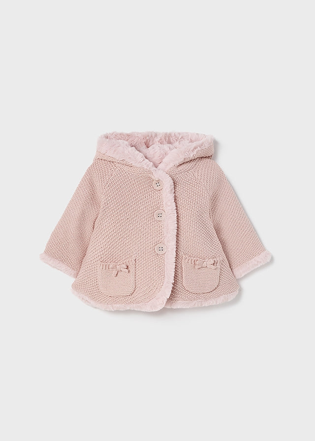 Mayoral cardigan fete tricot 0-18 luni, Baby pink Imagine principală a produsului