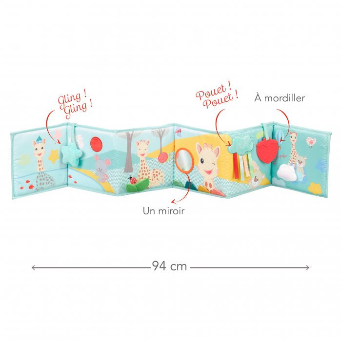 Vulli carte senzoriala pliabila Girafa Sophie 0m+