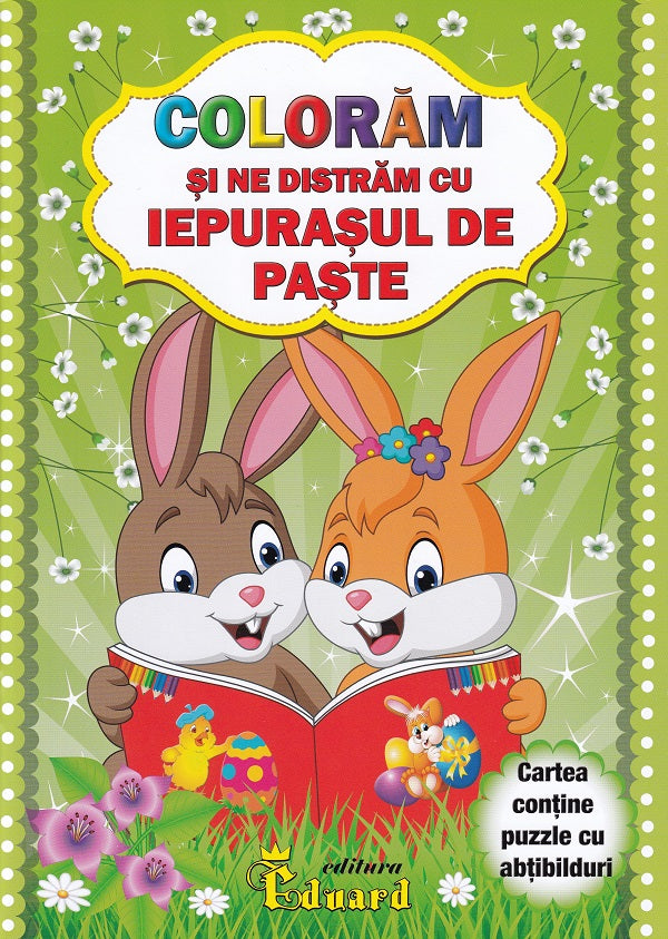 Carturesti carte Coloram si ne distram cu iepurasul de Paste 2 ani+